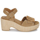 Sandalias de cu&ntilde;a Schmoove TIHANA BUCKLE color beige para mujer - 2