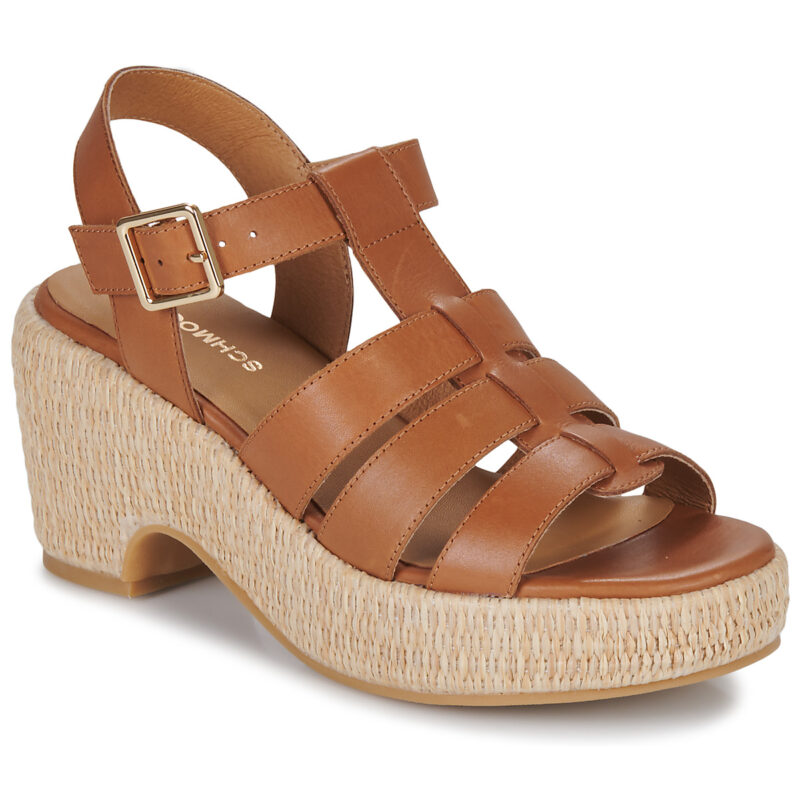 Schmoove TIHANA SALOME Brown Women's Wedge Sandals - 1