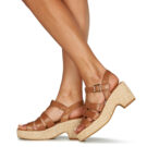 Schmoove TIHANA SALOME Brown Women's Wedge Sandals - 8