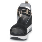 NeroGiardini E307753D-100 Schwarz Keilabsatz Sandalen Damen - 3