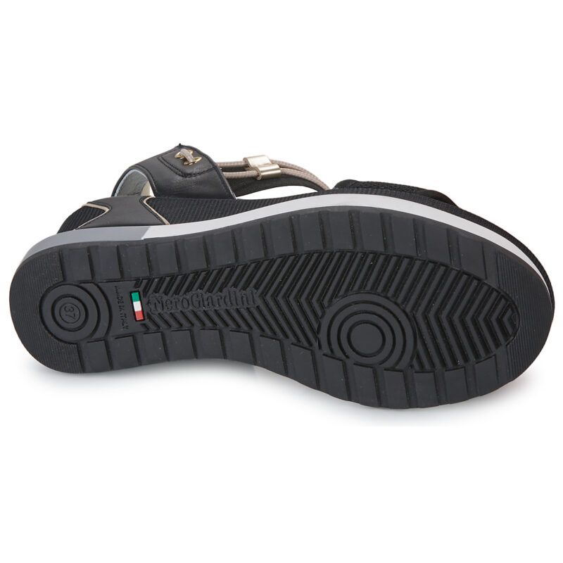 NeroGiardini E307753D-100 Schwarz Keilabsatz Sandalen Damen - 7