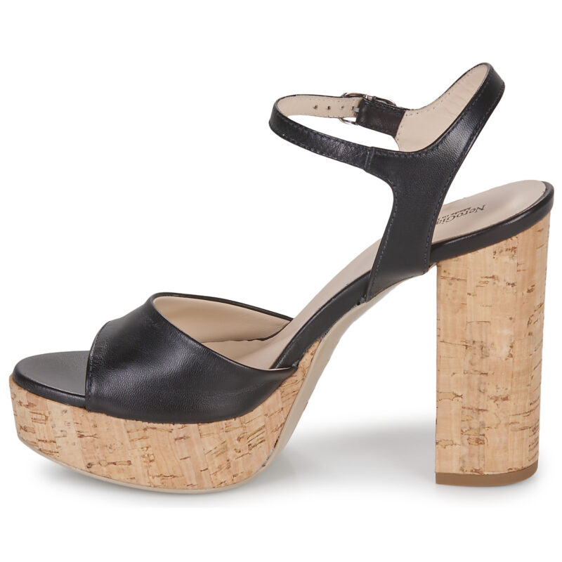 NeroGiardini E307530D-100 Nero Sandali con tacco Donna - 4