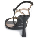 NeroGiardini E307282DE-100 Schwarz Sandale mit Absatz Damen - 5
