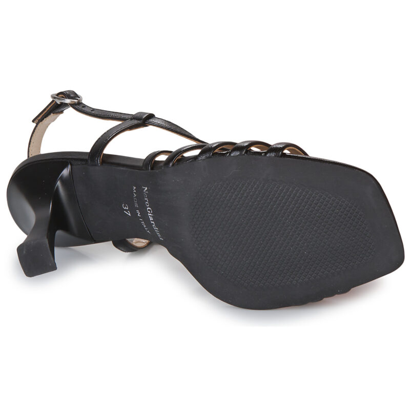 NeroGiardini E307282DE-100 Schwarz Sandale mit Absatz Damen - 7