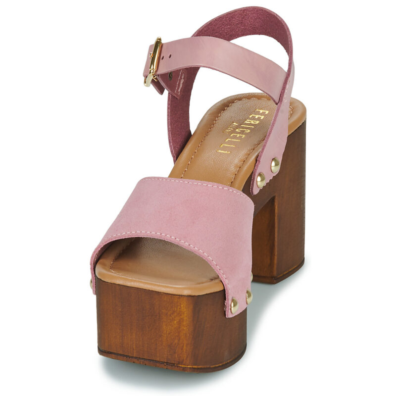 Fericelli New 3 Viola Sandali con zeppa Donna - 3
