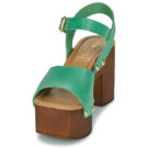 Fericelli New 3 Sandalias de tac&oacute;n verdes para mujer - 3