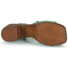 Fericelli New 3 Sandalias de tac&oacute;n verdes para mujer - 7