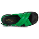 Fericelli New 8 Verde Sandali con zeppa Donna - 6