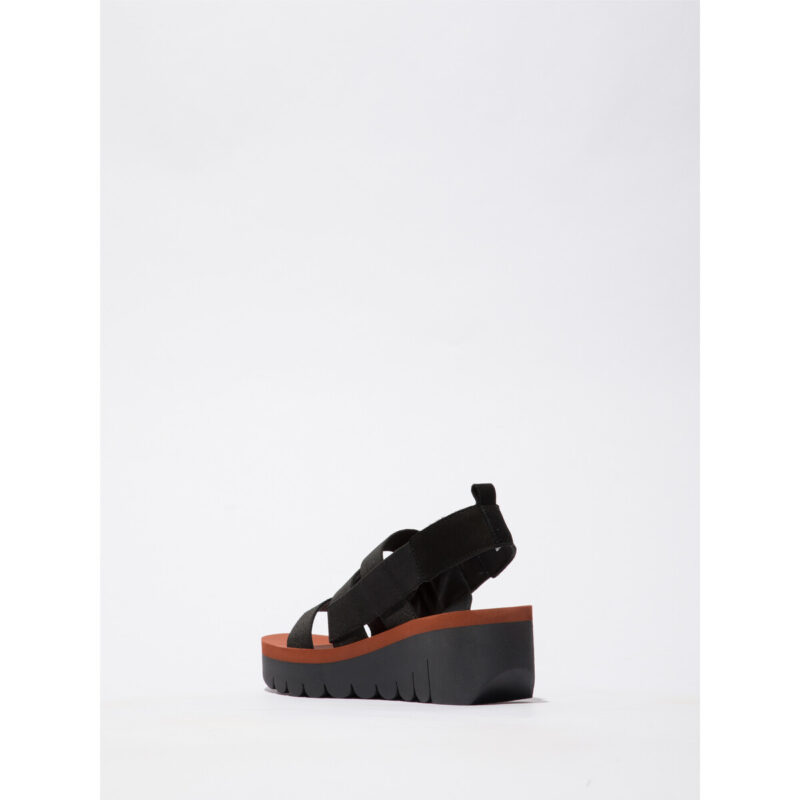 Fly London YERE Nero Sandali con zeppa Donna - 3