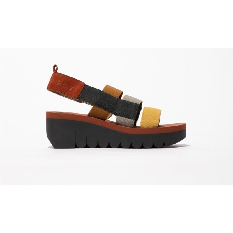 Fly London YERE Multicolore Sandali con zeppa Donna - 2