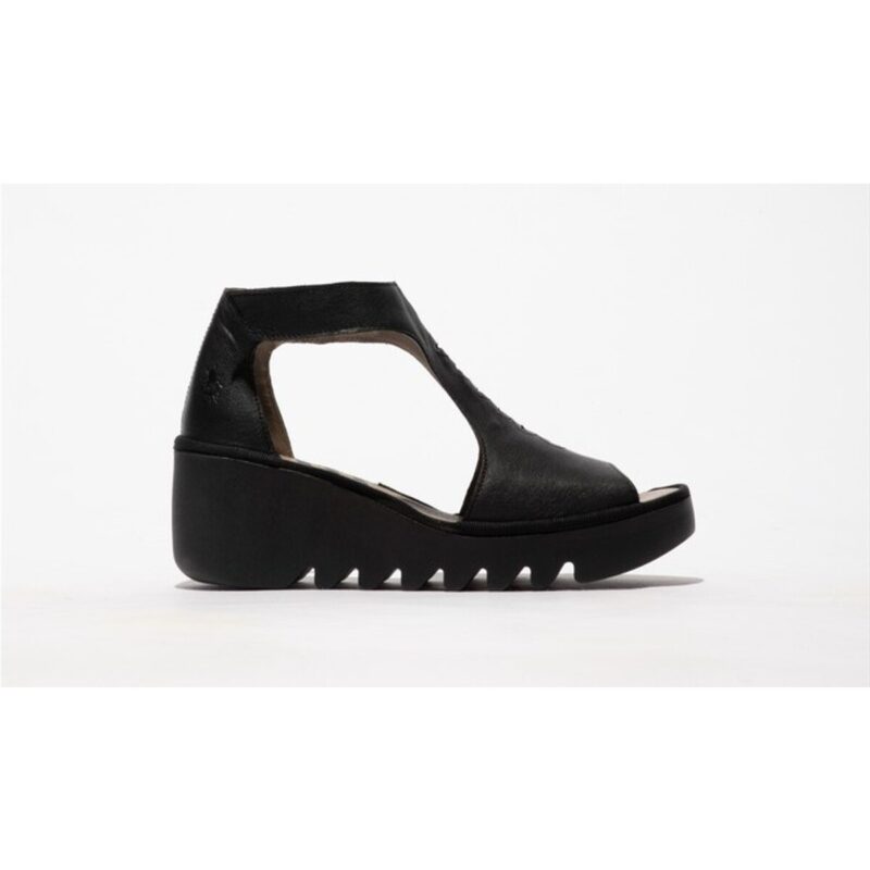 Fly London BEZO Nero Sandali con zeppa Donna - 2