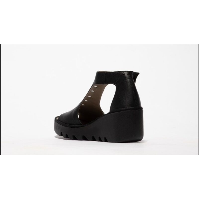 Fly London BEZO Nero Sandali con zeppa Donna - 3