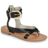 Les Petites Bombes FIRMA Black Women's Low Sandals