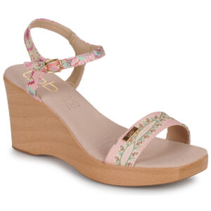 Les Petites Bombes  FLAVIA  Rosa Sandali con zeppa Donna