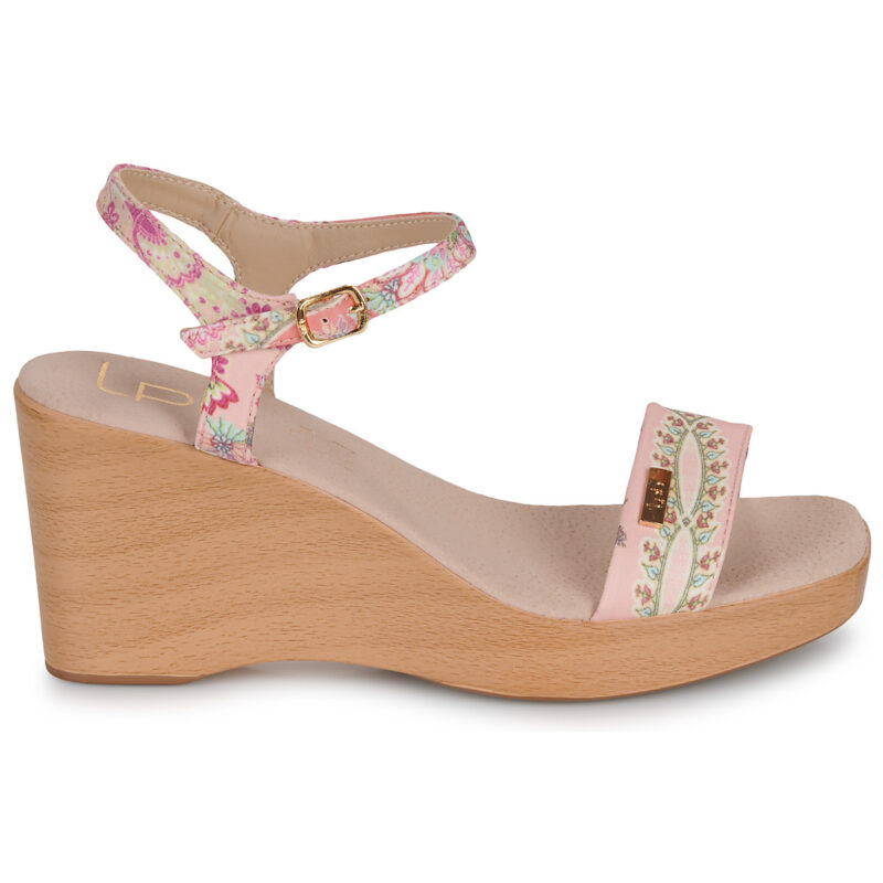 Les Petites Bombes FLAVIA Rosa Sandali con zeppa Donna - 2