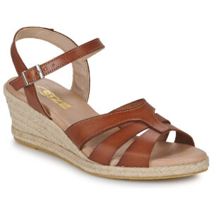 So Size  ELIZA  Marrone -  Sandali con zeppa  Donna