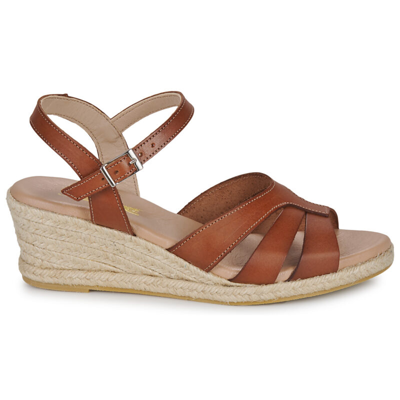 So Size ELIZA Marrone Sandali con zeppa Donna - 2