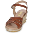 So Size ELIZA Marrone Sandali con zeppa Donna - 3