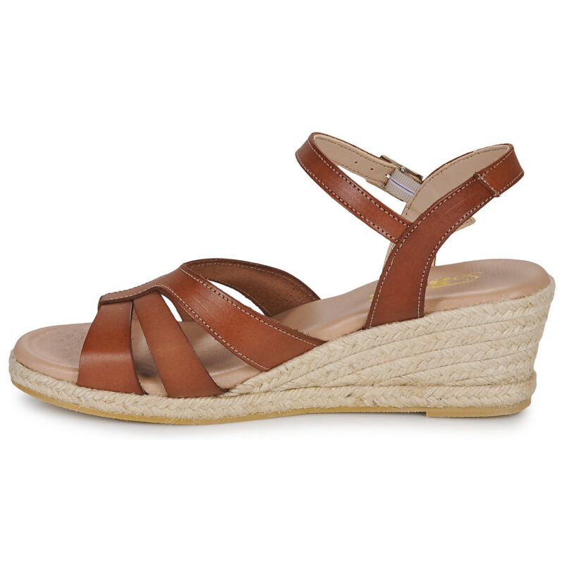 So Size ELIZA Marrone Sandali con zeppa Donna - 4