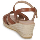 So Size ELIZA Marrone Sandali con zeppa Donna - 5