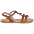 Sandalias planas marrones So Size DURAN para mujer - 2