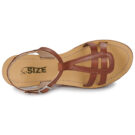 Sandalias planas marrones So Size DURAN para mujer - 6