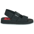 Love Moschino ELASTIC BICOLOR Nero Sandali con zeppa Donna - 2