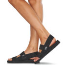 Love Moschino ELASTIC BICOLOR Nero Sandali con zeppa Donna - 8