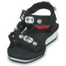 Love Moschino FLOW LOVE Nero Sandali con zeppa Donna - 3