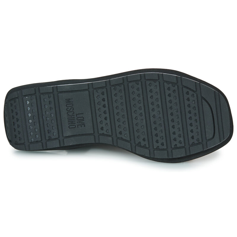 Love Moschino FLOW LOVE Nero Sandali con zeppa Donna - 7