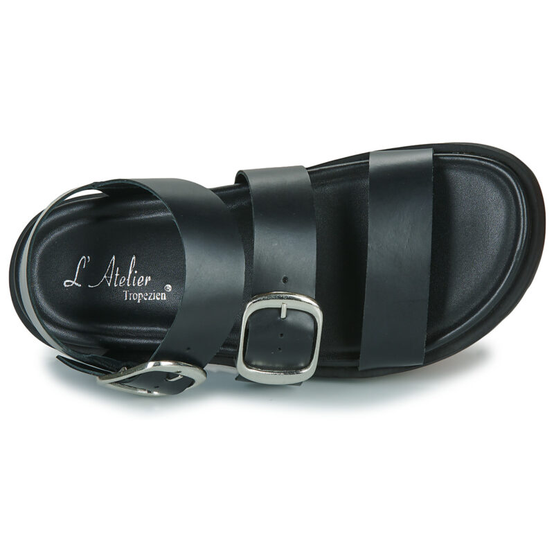L'Atelier Tropézien CHV105-BLACK Nero Sandali bassi Donna - 6
