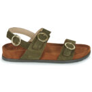 L'Atelier Tropézien SB408-OLIVE Verde Sandali con zeppa Donna - 2
