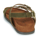 L'Atelier Tropézien SB408-OLIVE Verde Sandali con zeppa Donna - 5