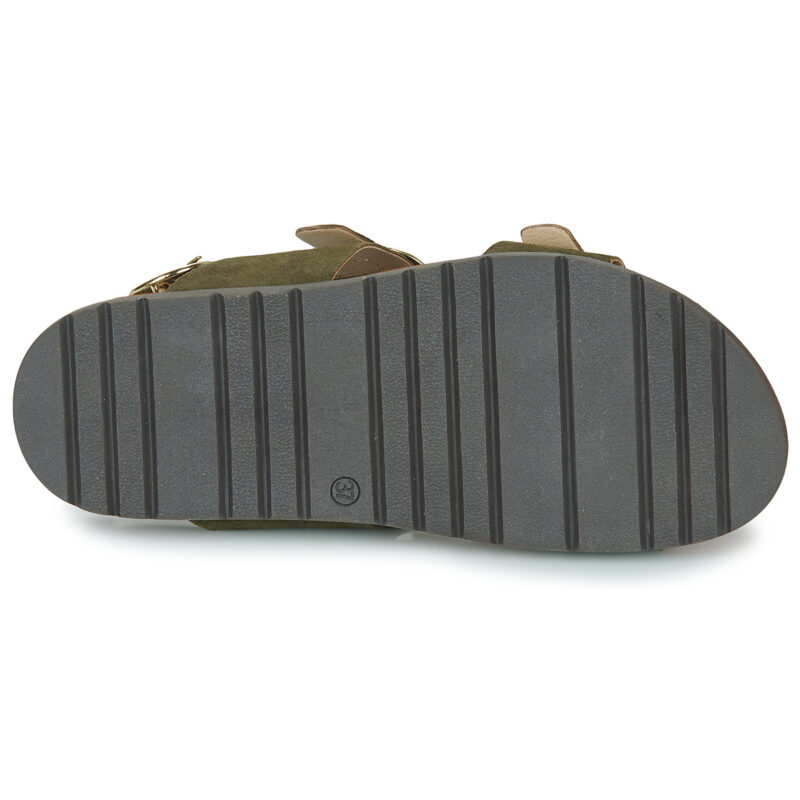 L'Atelier Tropézien SB408-OLIVE Verde Sandali con zeppa Donna - 7