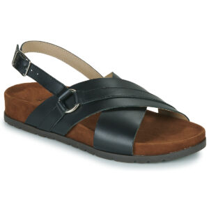 L'Atelier Tropézien  SB410-BLACK  Nero -  Sandali bassi  Donna