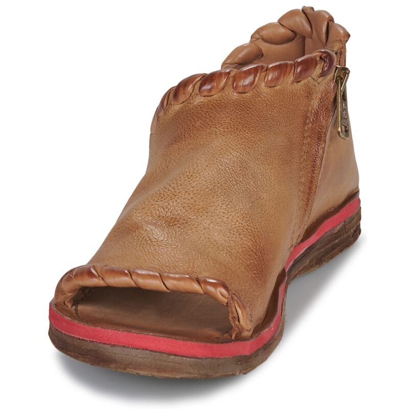 Airstep / A.S.98 BUSA Braun Flache Sandalen Damen - 3