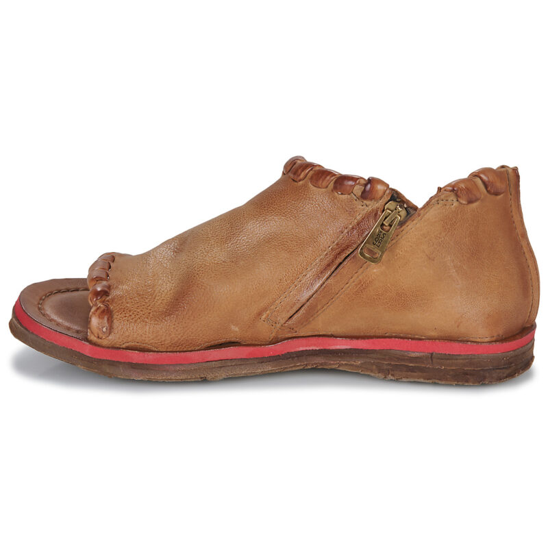 Airstep / A.S.98 BUSA Braun Flache Sandalen Damen - 4