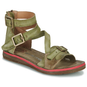Airstep / A.S.98 BUSA STRAP Verde Sandali bassi Donna