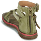 Airstep / A.S.98 BUSA STRAP Gr&uuml;n Flache Sandalen Damen - 5