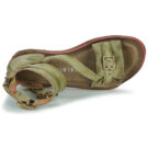 Airstep / A.S.98 BUSA STRAP Gr&uuml;n Flache Sandalen Damen - 6