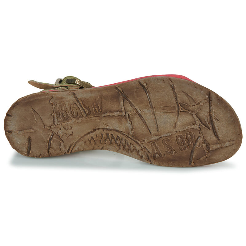 Airstep / A.S.98 BUSA STRAP Gr&uuml;n Flache Sandalen Damen - 7