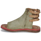 Airstep / A.S.98 BUSA MID Khaki Flache Sandalen Damen - 4