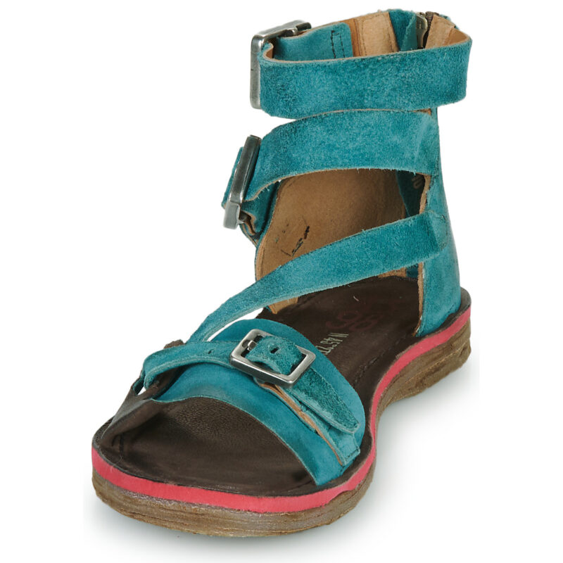 Airstep AS98 BUSA STRAP Blaue niedrige Sandalen Damen - 3