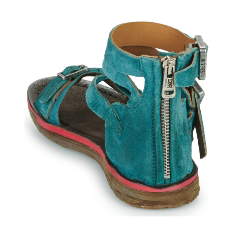 Airstep AS98 BUSA STRAP Blaue niedrige Sandalen Damen - 5