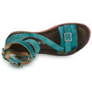 Airstep AS98 BUSA STRAP Blaue niedrige Sandalen Damen - 6