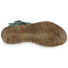 Airstep AS98 BUSA STRAP Blaue niedrige Sandalen Damen - 7