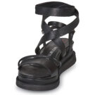 Airstep / A.S.98 LAGOS 2.0 Schwarz Keilabsatz Sandalen Damen - 3