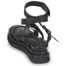 Airstep / A.S.98 LAGOS 2.0 Schwarz Keilabsatz Sandalen Damen - 5
