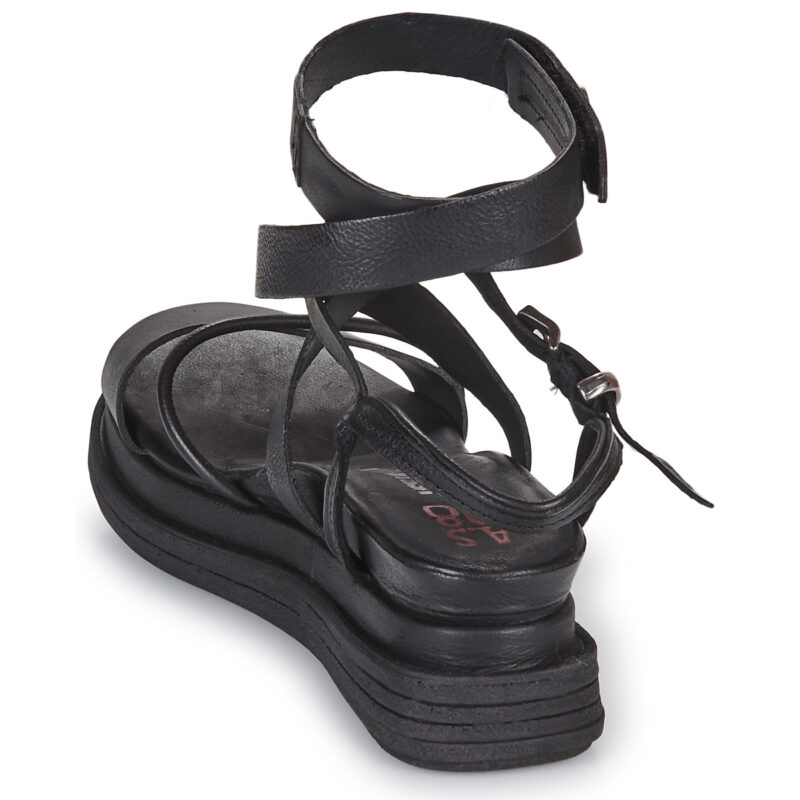 Airstep / A.S.98 LAGOS 2.0 Schwarz Keilabsatz Sandalen Damen - 5