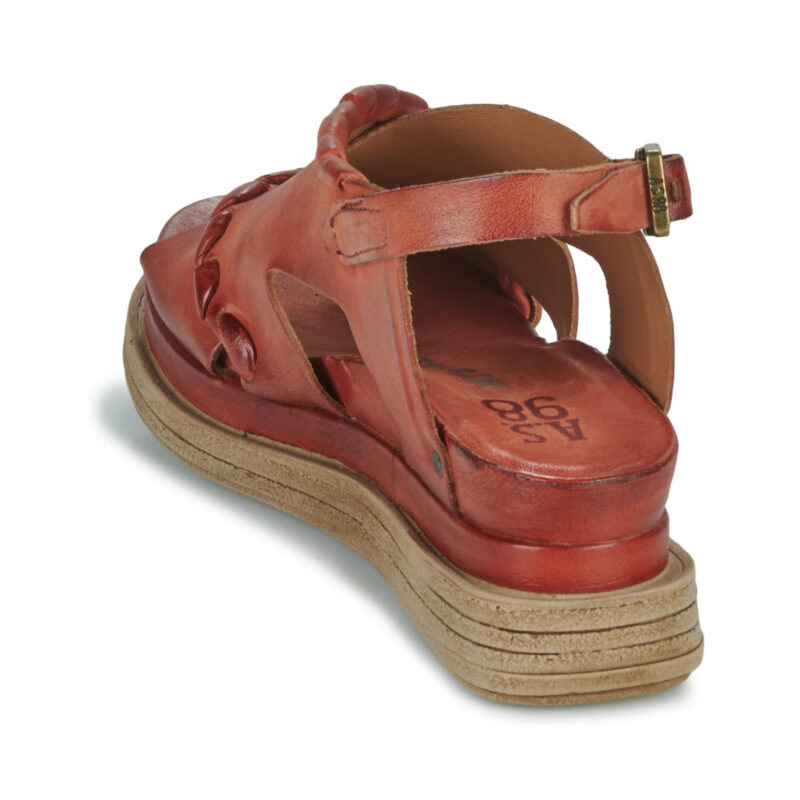 Airstep / A.S.98 LAGOS 2.0 COUTURE Rose Keilabsatz-Sandalen Damen - 5